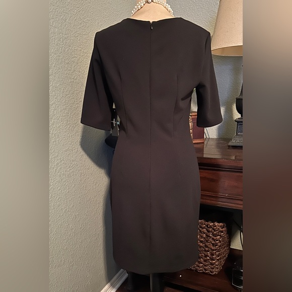Lulus Black Sheath Dress Medium Work Cocktail Stretch NWT - Picture 3 of 7